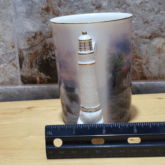 VTG Thomas Kincade Lighthouse Mug Beacon of Hope Bradford Edition 2002 - Picture 9 of 17